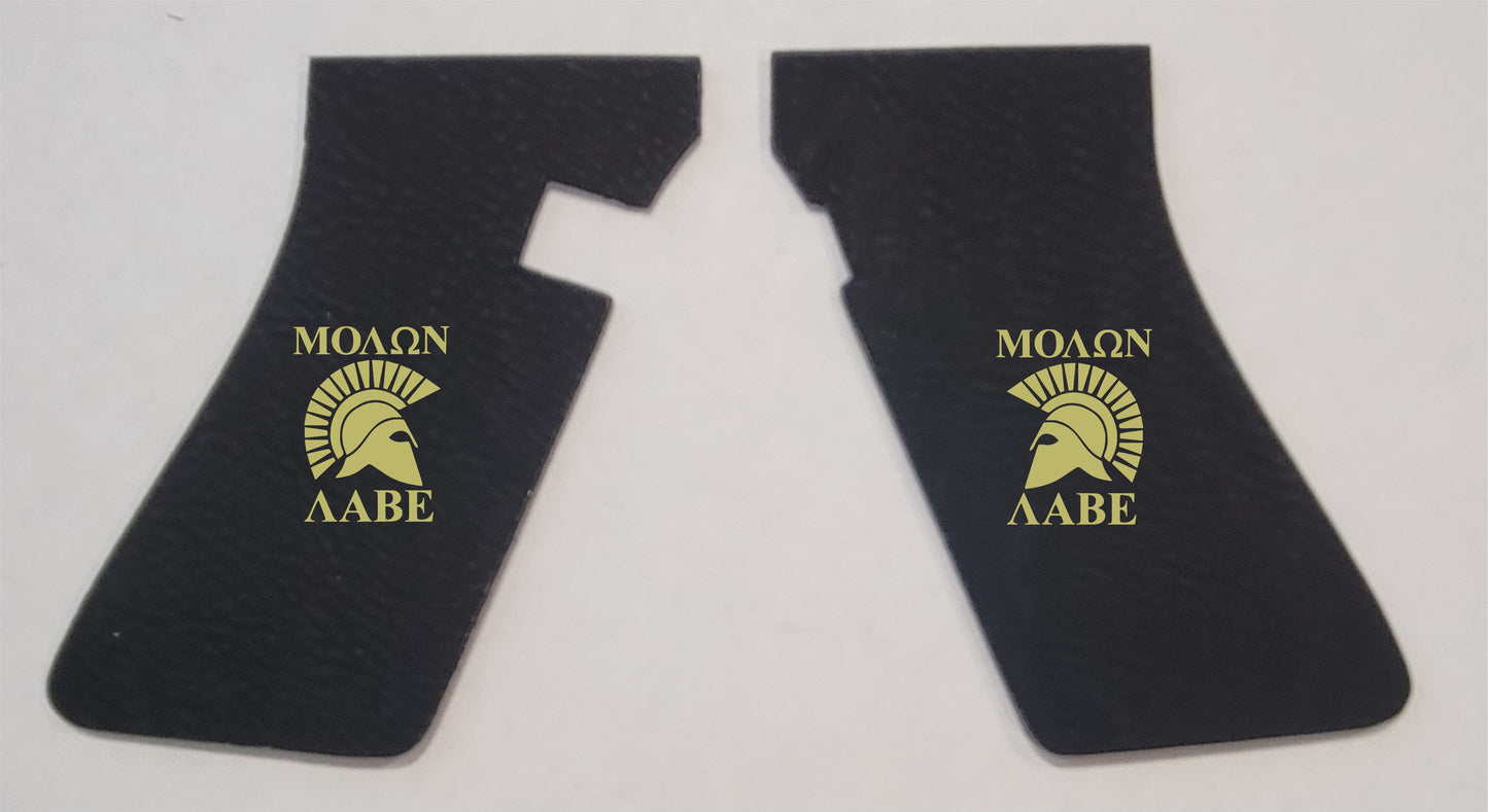 Molon Labe Helmet Handgun Grip