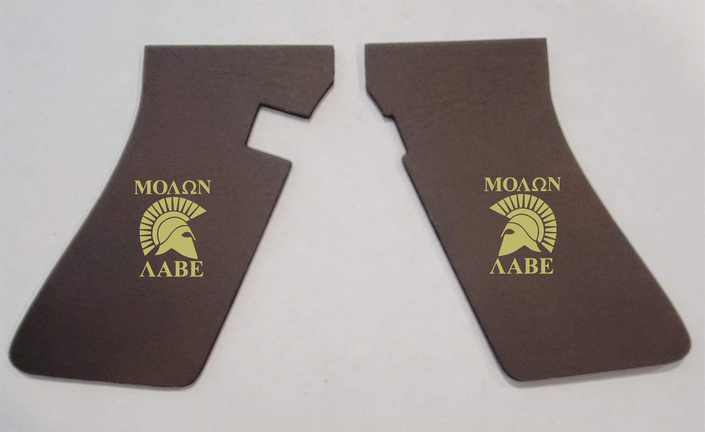 Molon Labe Helmet Handgun Grip