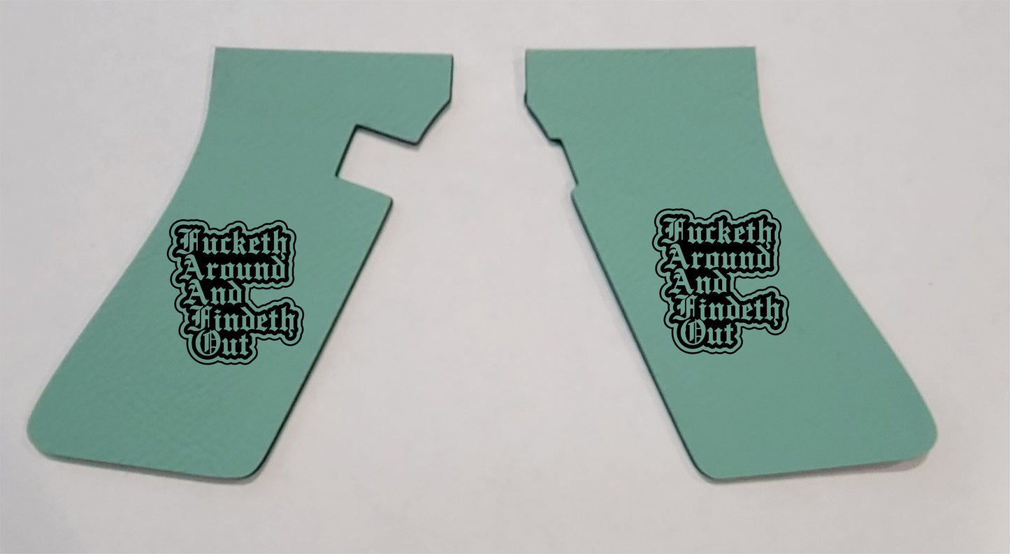 FAAFO Biblical handgun grip