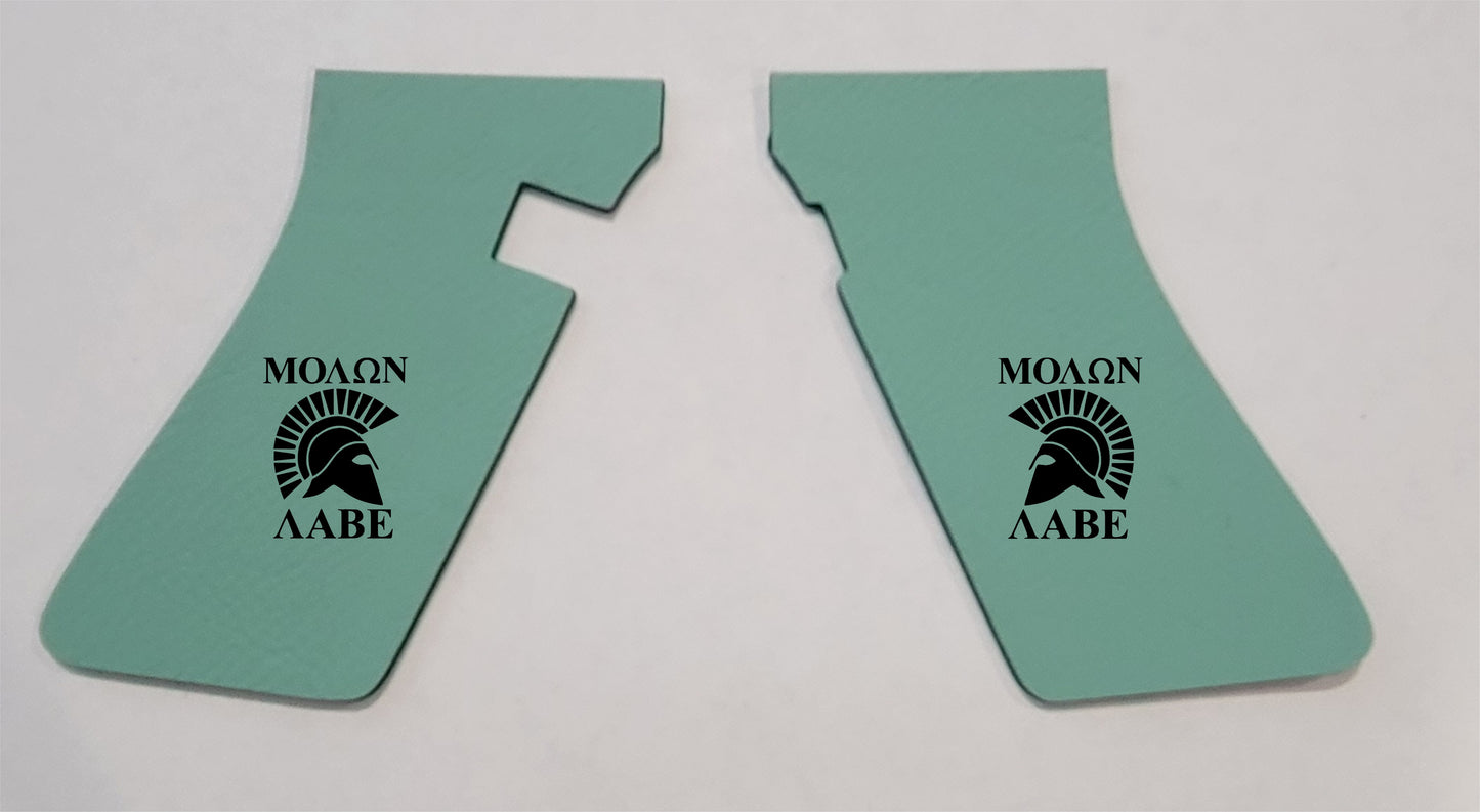 Molon Labe Helmet Handgun Grip
