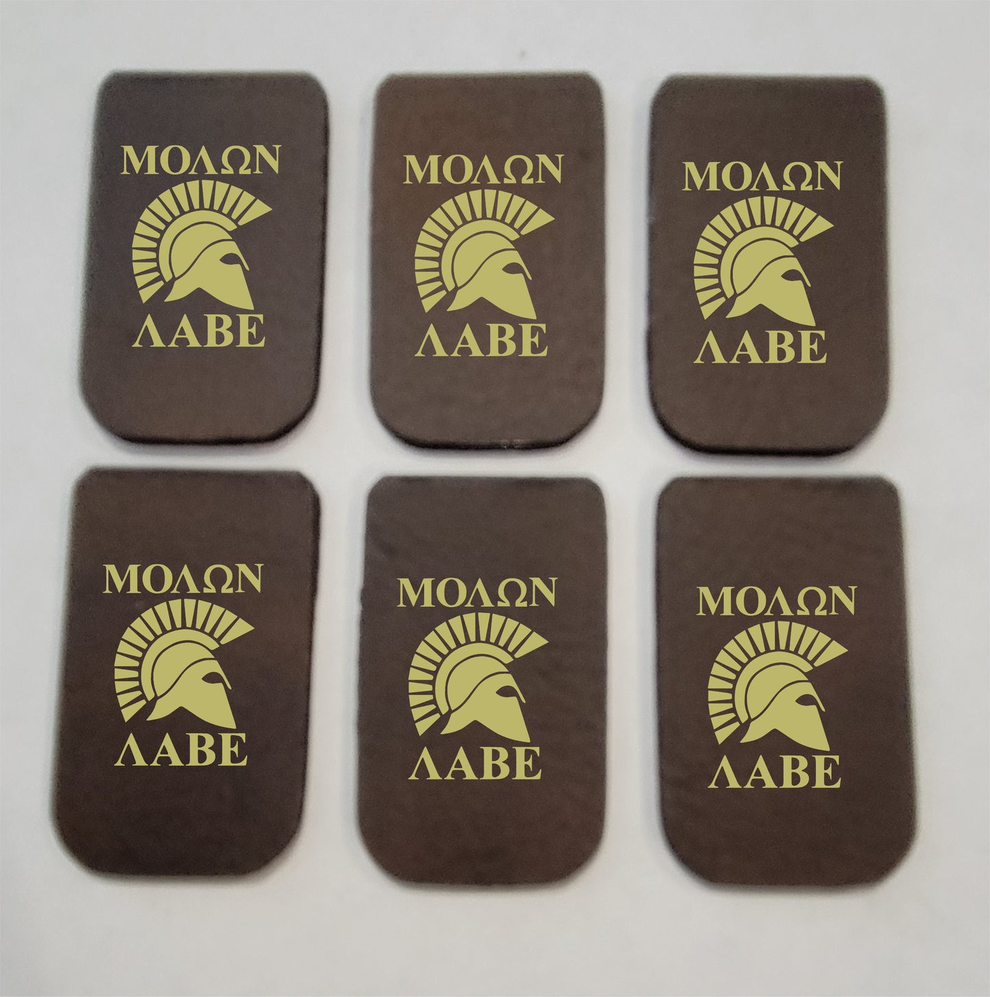 Molon Labe Fan Helmet Mag Pads