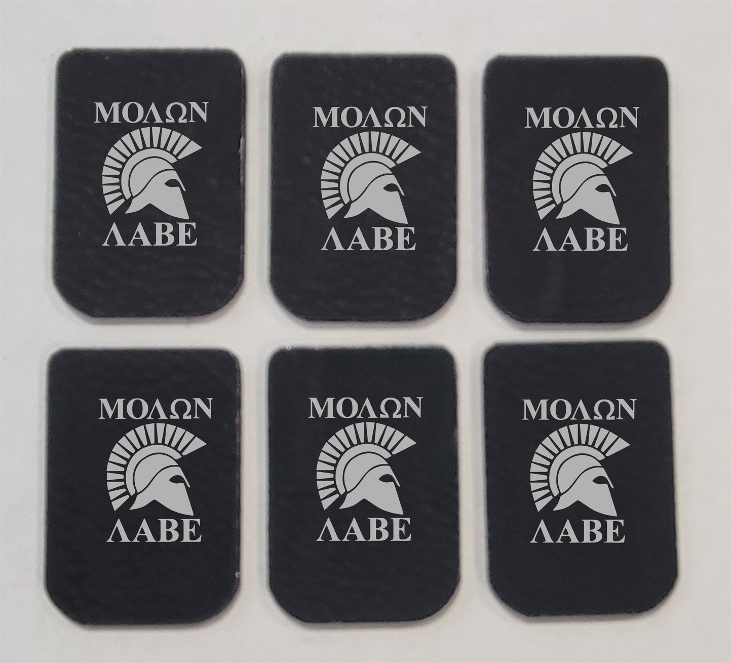 Molon Labe Fan Helmet Mag Pads
