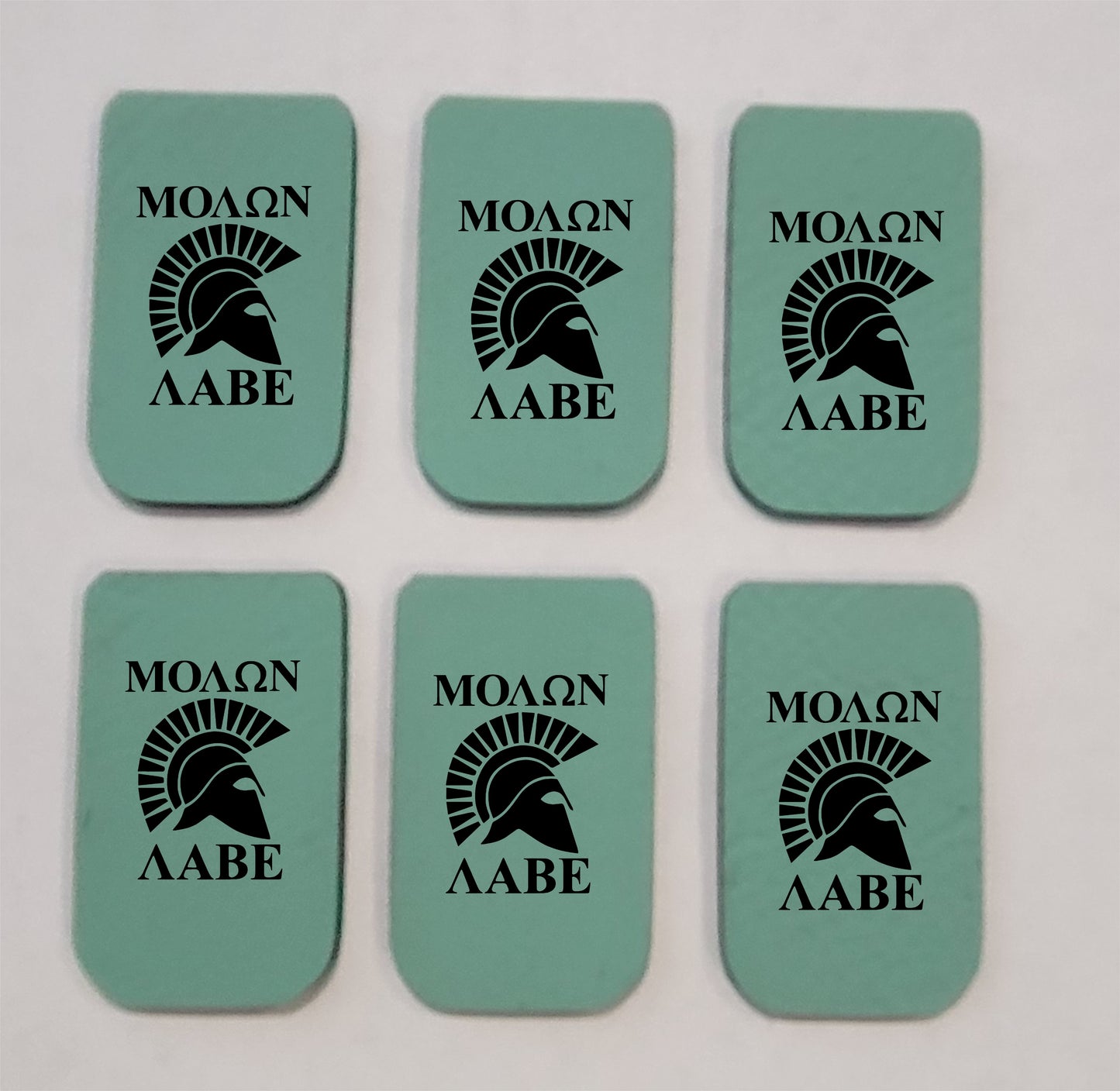 Molon Labe Fan Helmet Mag Pads