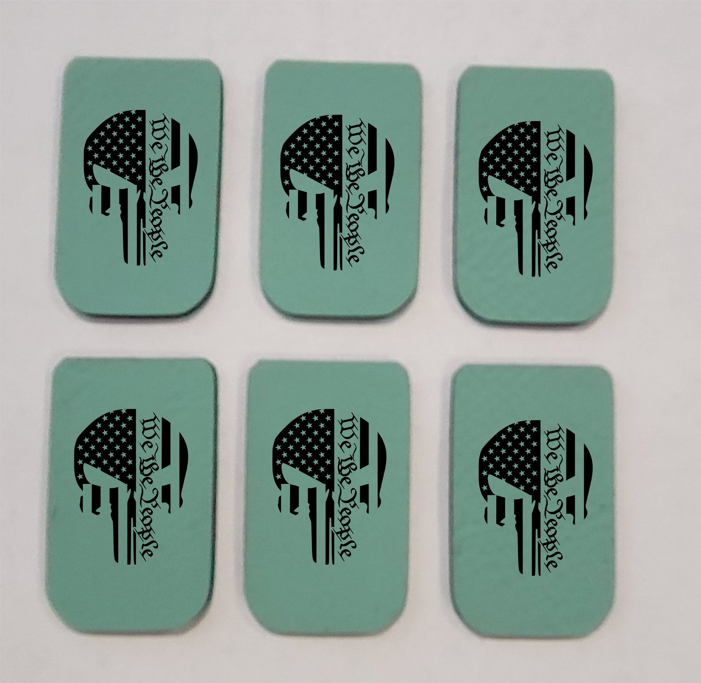 We The People Skull Mag Pad