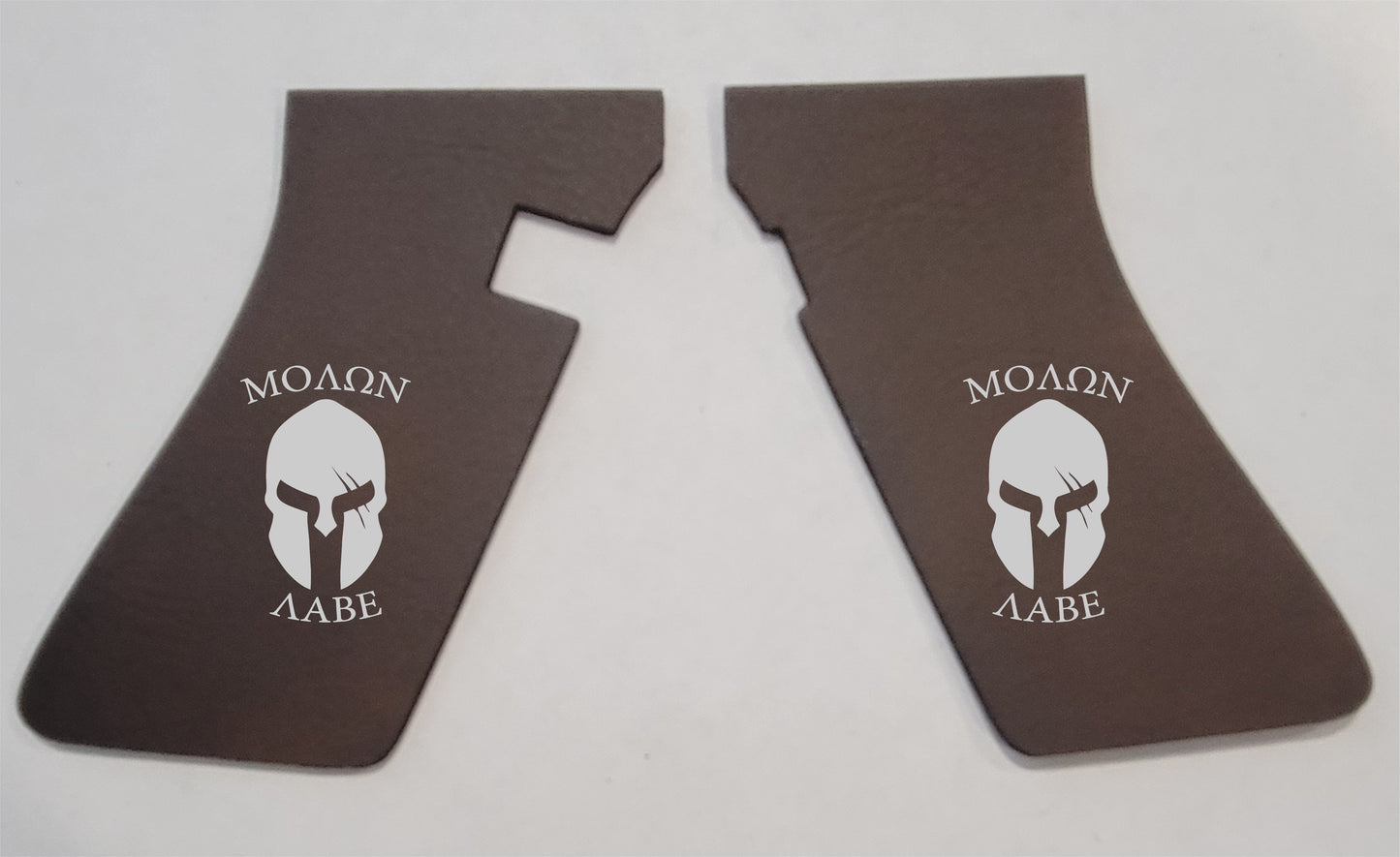 Molon Labe Helmet Face Handgun Grip