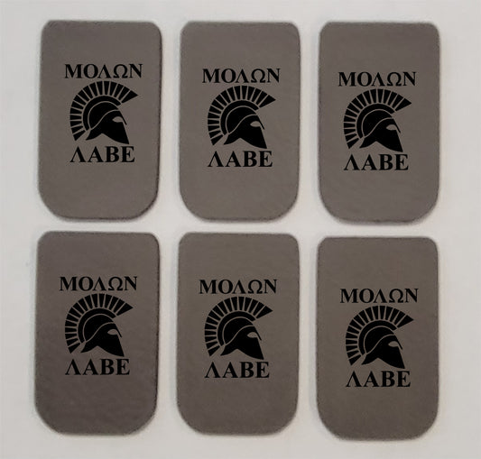 Molon Labe Fan Helmet Mag Pads